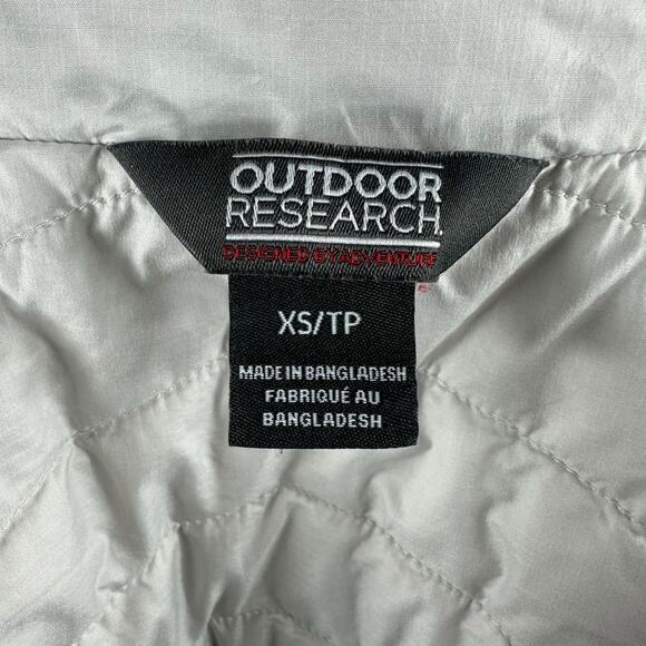 OUTDOOR RESEARCH Gray Refuge Hooded Insulated Jacket Women's Size XS Hiking - Picture 12 of 14